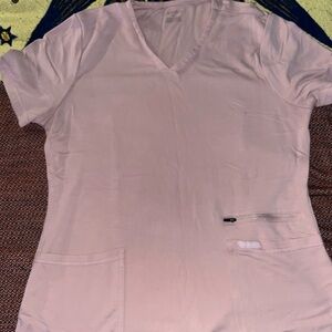 Jaanuu Size L Yoga Style 3 Pockets Slim Fit Mauve-Pink